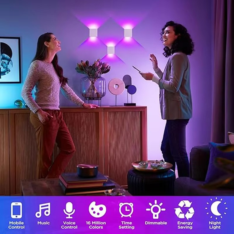 Tuya Zigbee3.0/WiFi対応 スマートRGB壁 - Home Decor Free App のレビューと価格