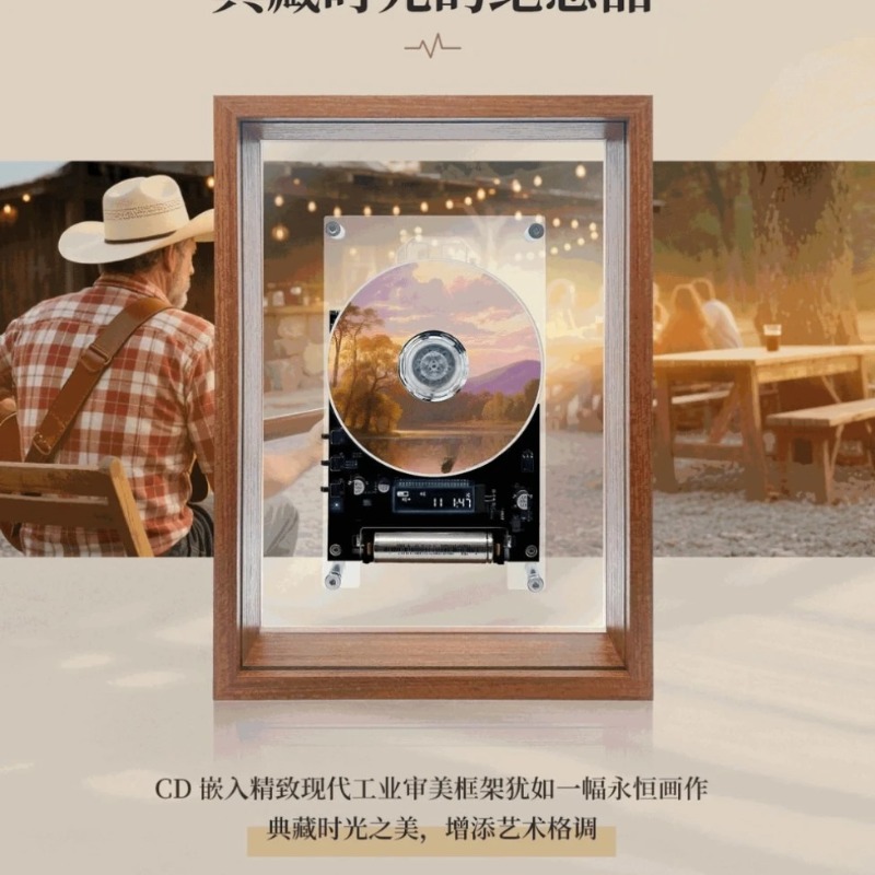 プレーヤー 透明アクリル製壁掛けフォトフレーム Blueto - Bamboo Photo Frame のレビューと価格