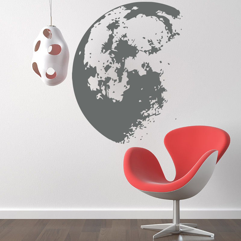 宇宙月のウォールステッカー,家の装飾,モダンなビニールのウォ - Home Decor Y2K のレビューと価格