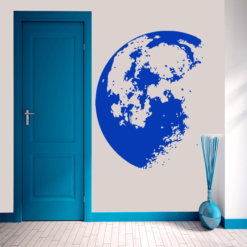 宇宙月のウォールステッカー,家の装飾,モダンなビニールのウォ - Home Decor Y2K のレビューと価格