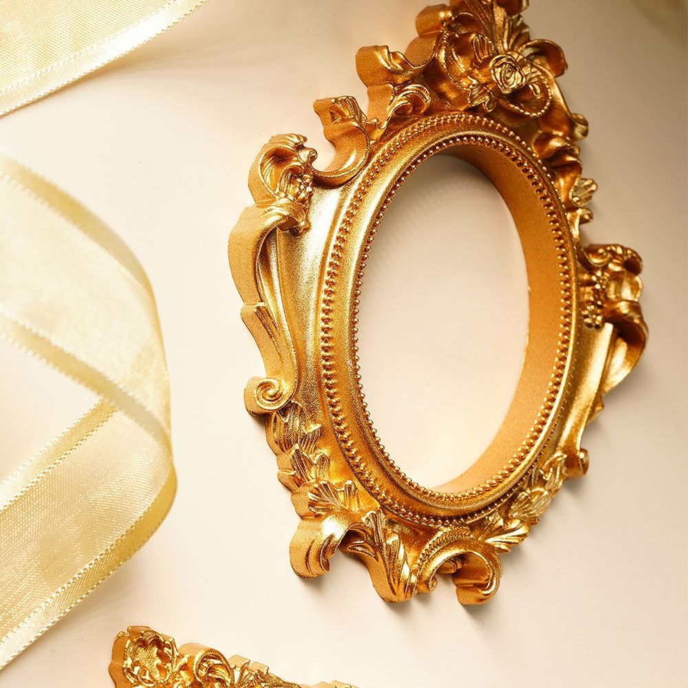ヴィンテージゴールドDIYシャドウボックスフレームDIY 3 - Bamboo Photo Frame のレビューと価格