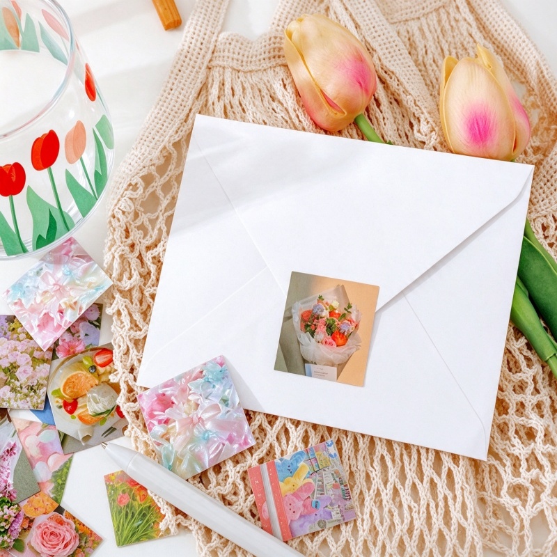 45個入り 春の花柄ステッカー DIY マガジンコラージュ  - Home Decor Magazine のレビューと価格